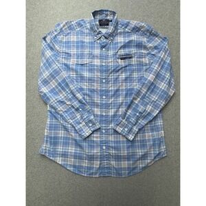 Vineyard Vines Harbor Shirt Mens‎ Large Plaid Performance Fishing Outdoor L/S